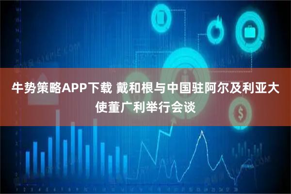 牛势策略APP下载 戴和根与中国驻阿尔及利亚大使董广利举行会谈